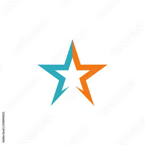 Star Logo Template Design Illustration