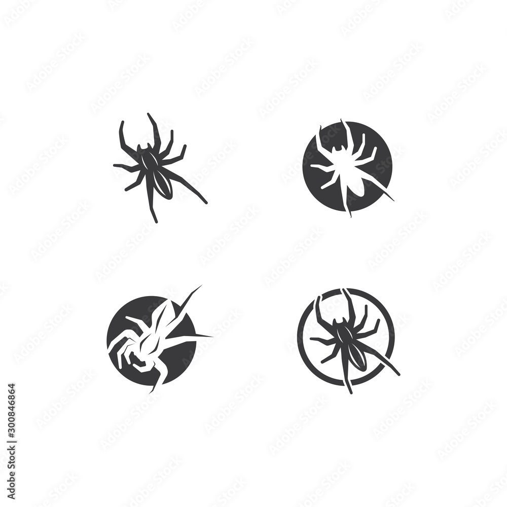 spider ilustration logo vector spider ilustration logo vector