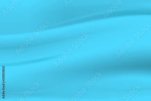 Abstract blue background, blue waves, floating, wrinkled fabric for backgrounds used in graphic design Website banners, invitation cards, print media, digital advertising.