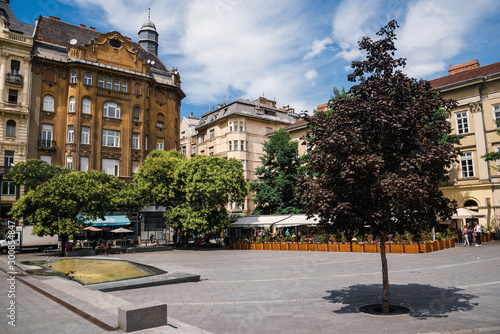 Old Historical Buildings on Fovam Square photo