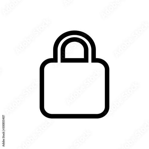 Padlock Security Symbol Icon Vector Design Illustration EPS 10