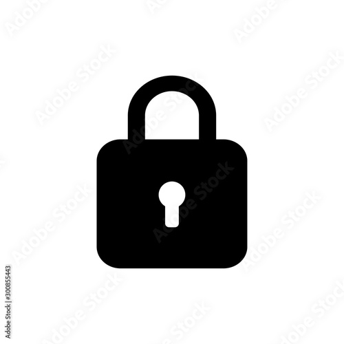 Padlock Security Symbol Icon Vector Design Illustration EPS 10