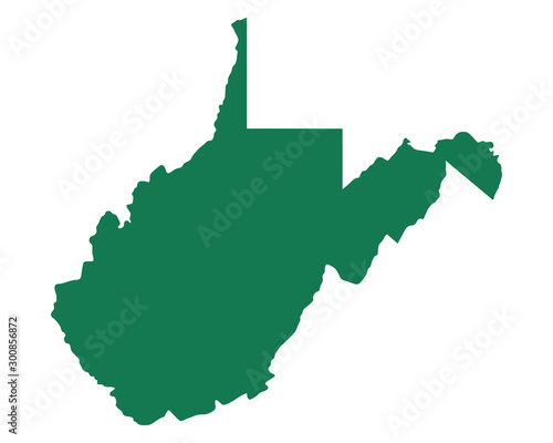 Karte von West Virginia