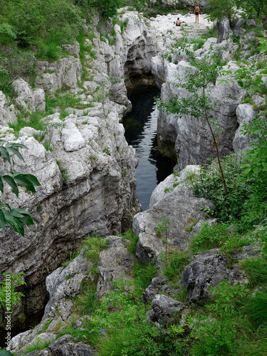 Province of Vicensa. Mountain river near the village of Localita Pria photo