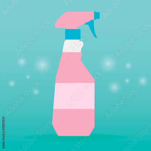 plastic spray bottle 