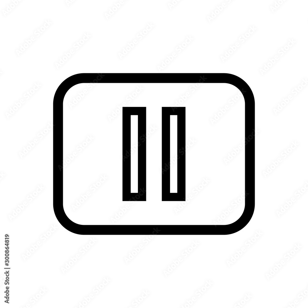 Pause and Play Button Symbol Icon Vector Design Illustration EPS 10 Pause and Play Button Symbol Icon Vector Design Illustration EPS 10