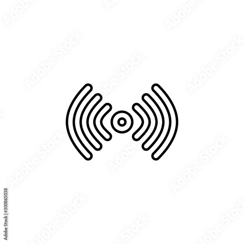 Wireless icon. Internet signla symbol. Logo design element