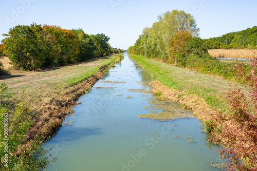 Canal de Berry in Centre-Val de Loire, France