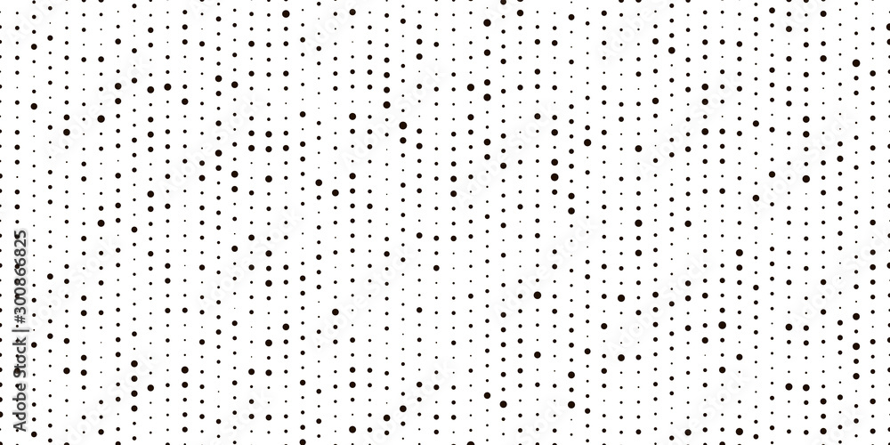 Abstract wave dotted pattern. Simple vector background. Black and white backdrop for any web business and graphic designs. - obrazy, fototapety, plakaty 