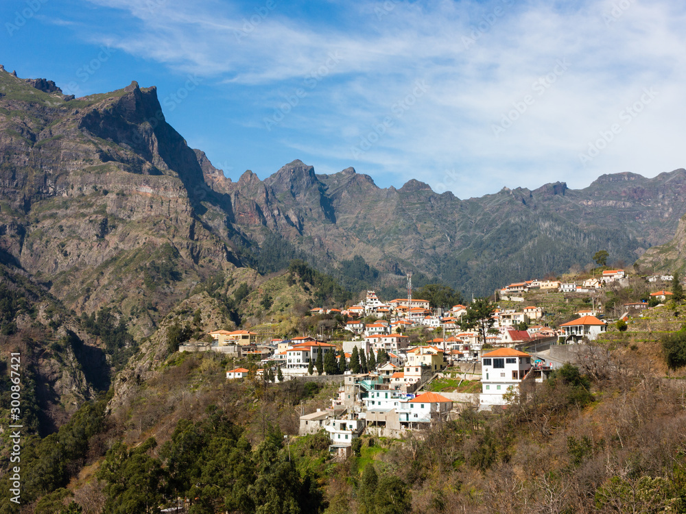 Curral das Freiras on the Portuguese island of Madeira
