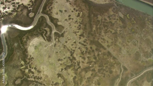 Veduta aerea della laguna di Venezia