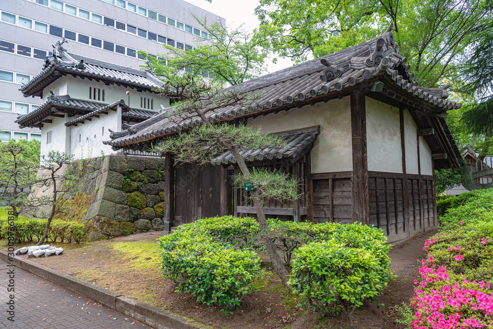 高崎城 乾櫓と東門 高崎城 乾櫓と東門