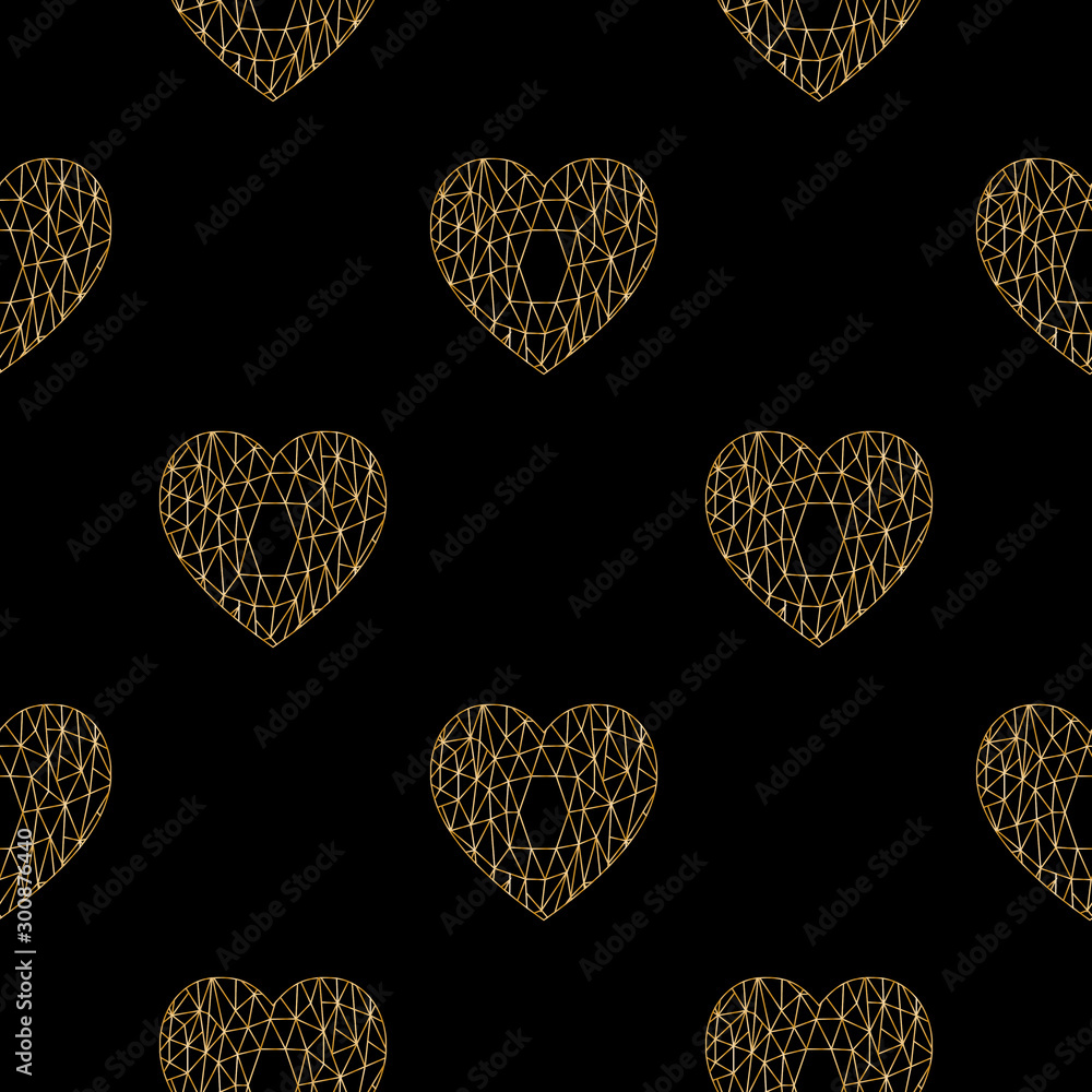 seamless pattern with hearts seamless pattern with hearts