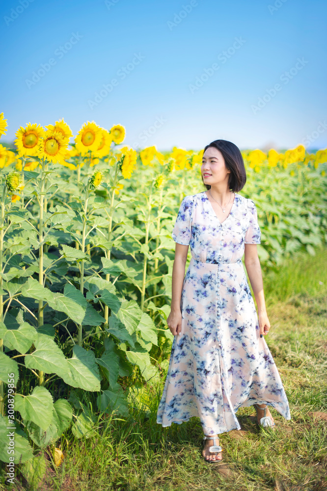 woman in field of flowers woman in field of flowers