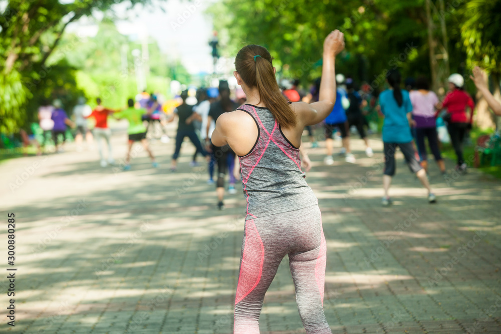 Fototapeta premium aerobics