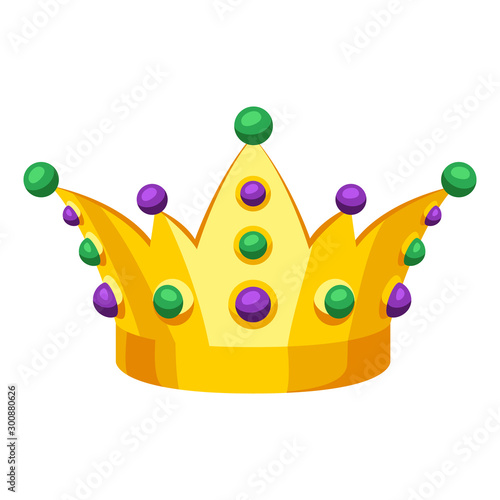 Mardi Gras carnival crown.