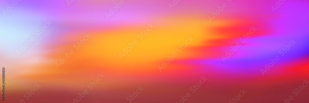 Obraz premium Sunset sky background, vector illustration, EPS10