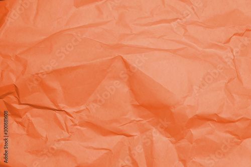 Wallpaper Mural Orange texture of crumpled paper. Torontodigital.ca