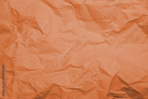 Wallpaper Mural Orange texture of crumpled paper. Torontodigital.ca