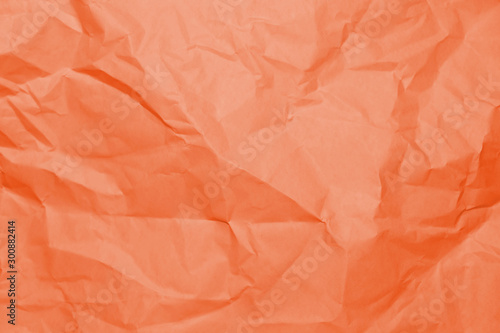 Wallpaper Mural Orange texture of crumpled paper. Torontodigital.ca