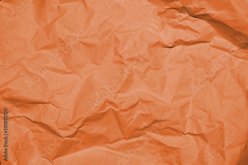 Wallpaper Mural Orange texture of crumpled paper. Torontodigital.ca