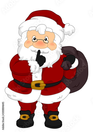 Santa Claus Bag Secret Quie...