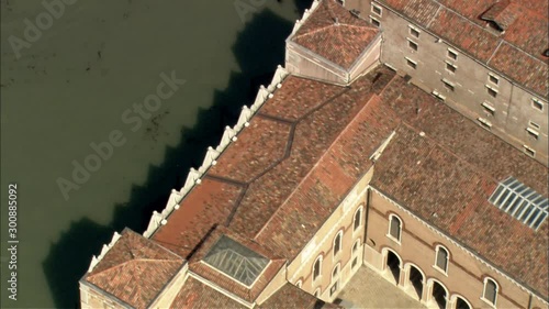 Venezia, veduta aerea del Canal Grande