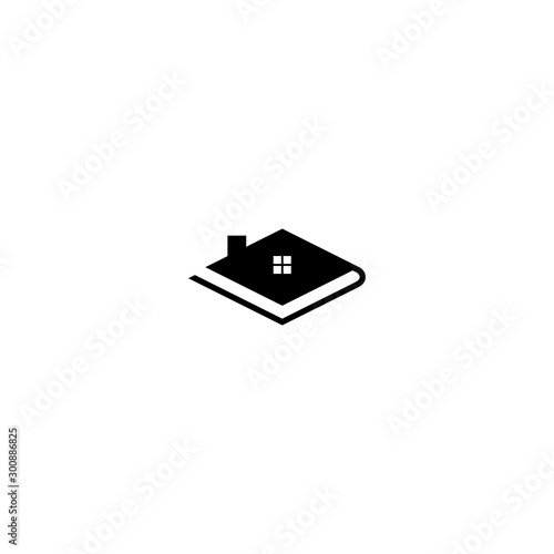 book home logo design .