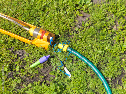 Garden hose repair outdoor