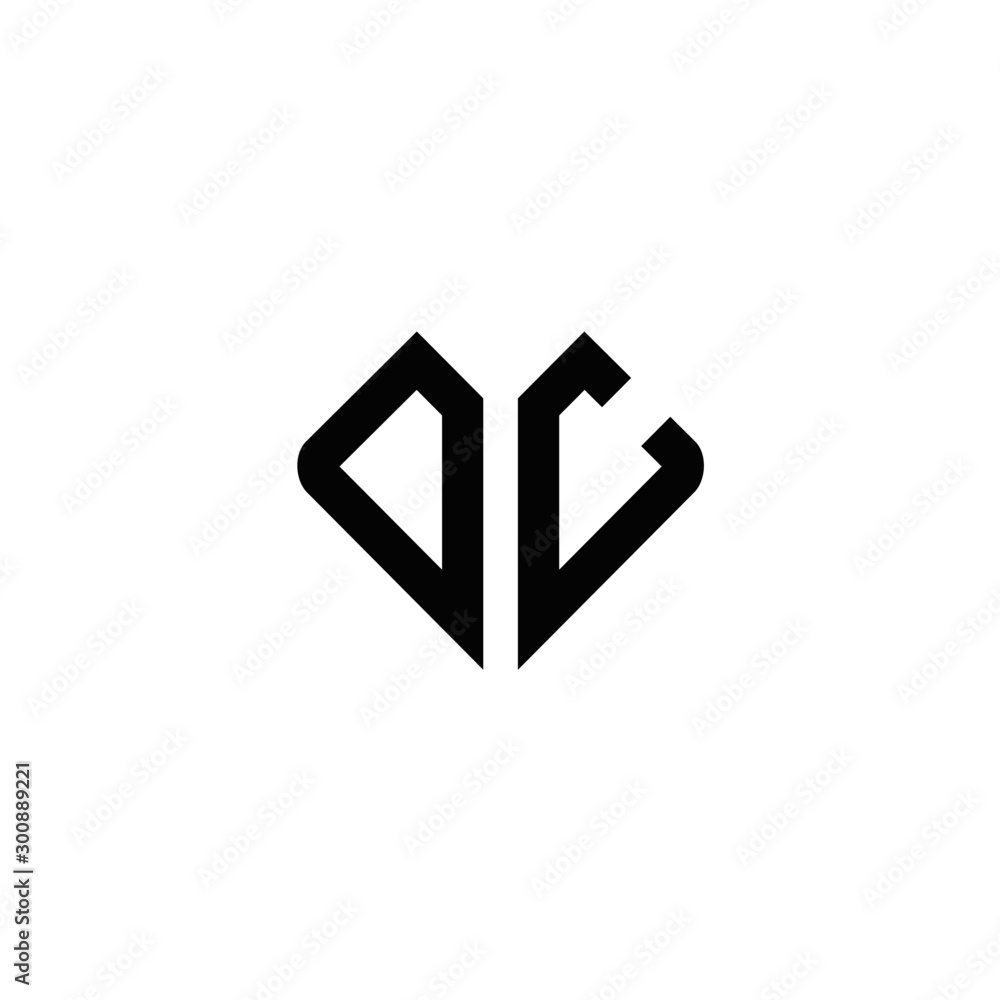 Letter DC logo icon design template elements Letter DC logo icon design template elements