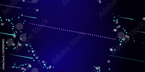 Fast Effect. Motion Neon. Seamless Pattern. Glitch