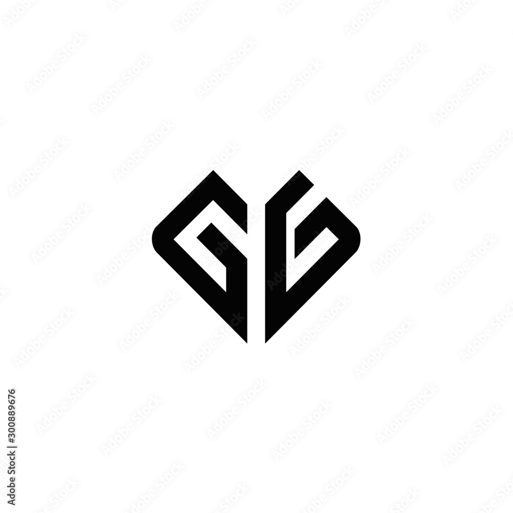 Letter GG logo icon design template elements Letter GG logo icon design template elements