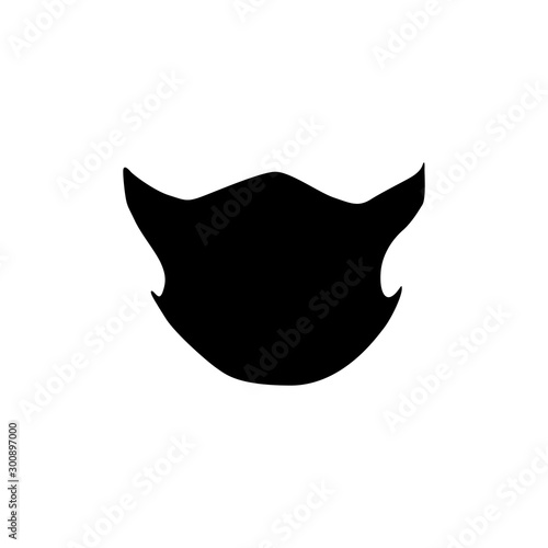 Vector masks of criminals, bandits and mafia