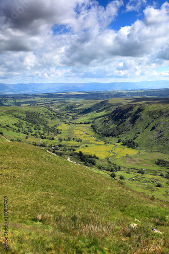 View through the Swindale valley, Lake District National Park, Cumbria, England, UK