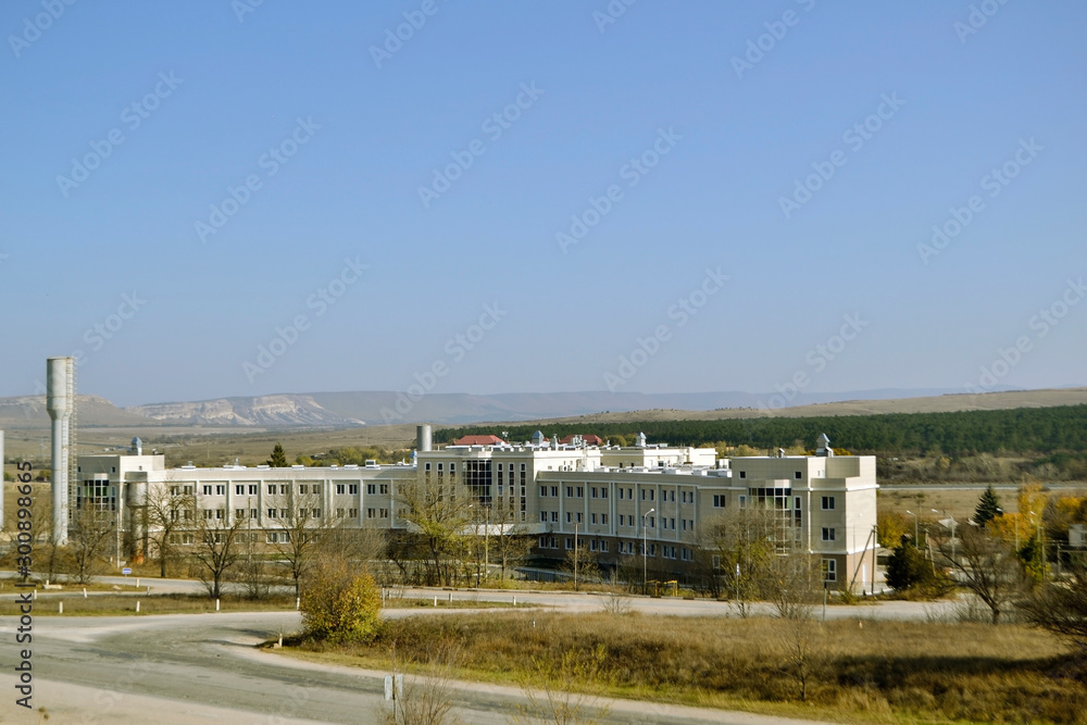Multifunctional medical center under construction in Crimea