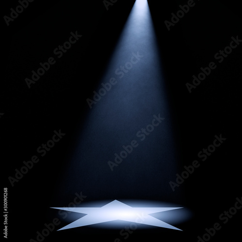 Spotlit Vintage Microphone