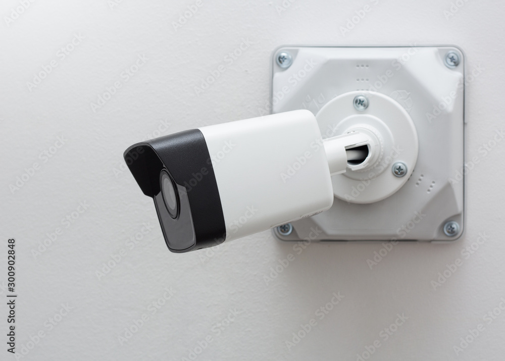 cctv camera video security on white background. cctv camera video security on white background.