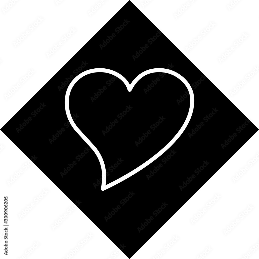 Heart Vector Icon White Background Heart Vector Icon White Background