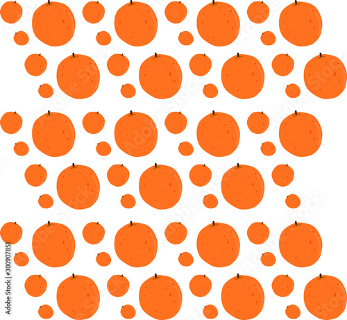 Orange wallpaper, illustration, vector on white background.