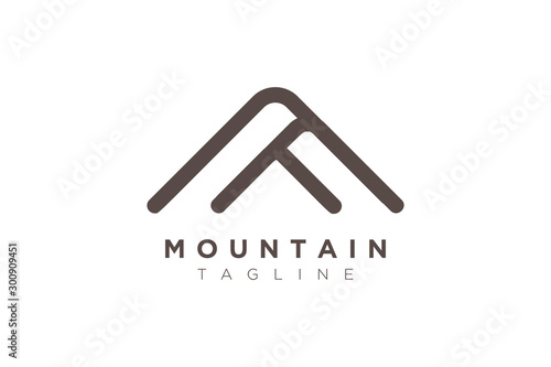 Illustration Vector Graphic of Mountain. Logo and Icon Perfect for Adventure, Travel, Climbing, Exploration, Camping, Tourism, etc.