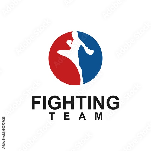 kick boxing Sport Silhouettes Activity, art vector design