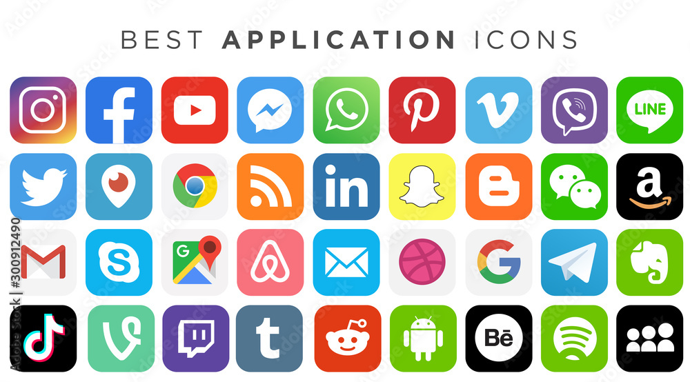 Application Logos Adobe Stock Application Logos Adobe Stock