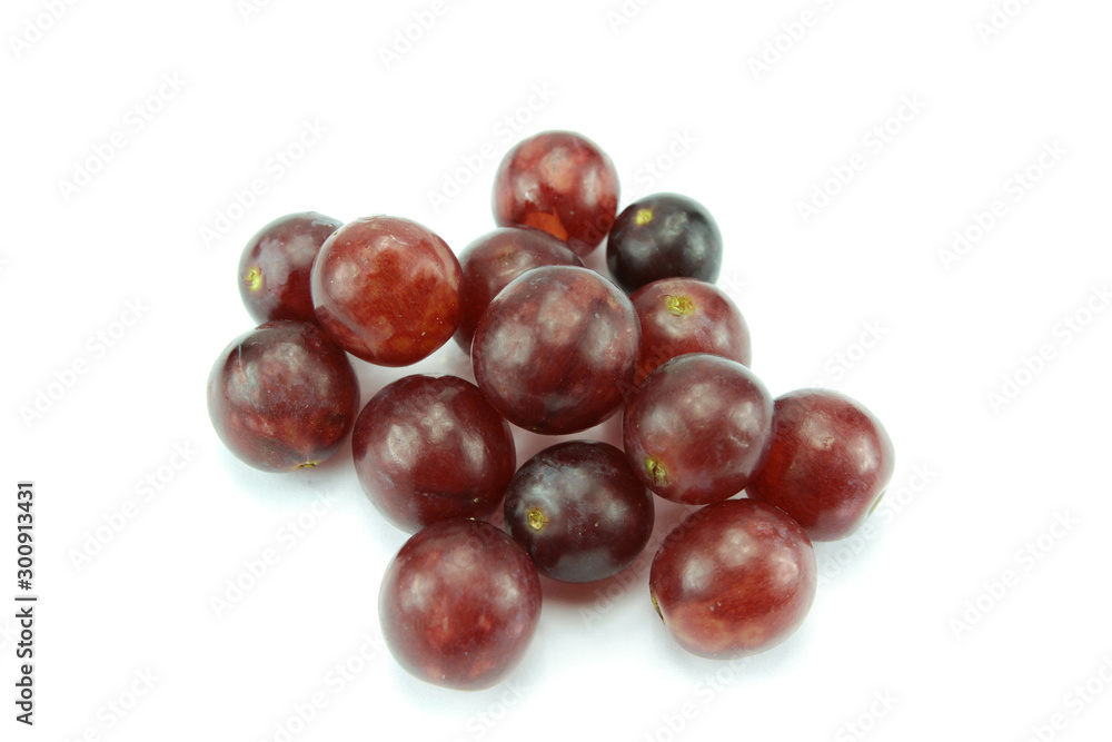 fresh grapes on a white background fresh grapes on a white background