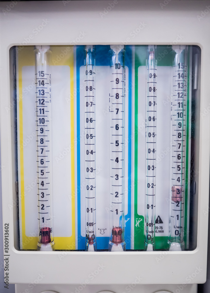 anesthesia machine Scale Medical Gas.Gas mixer