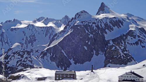 Great St Bernard Pass and Grand Golliat