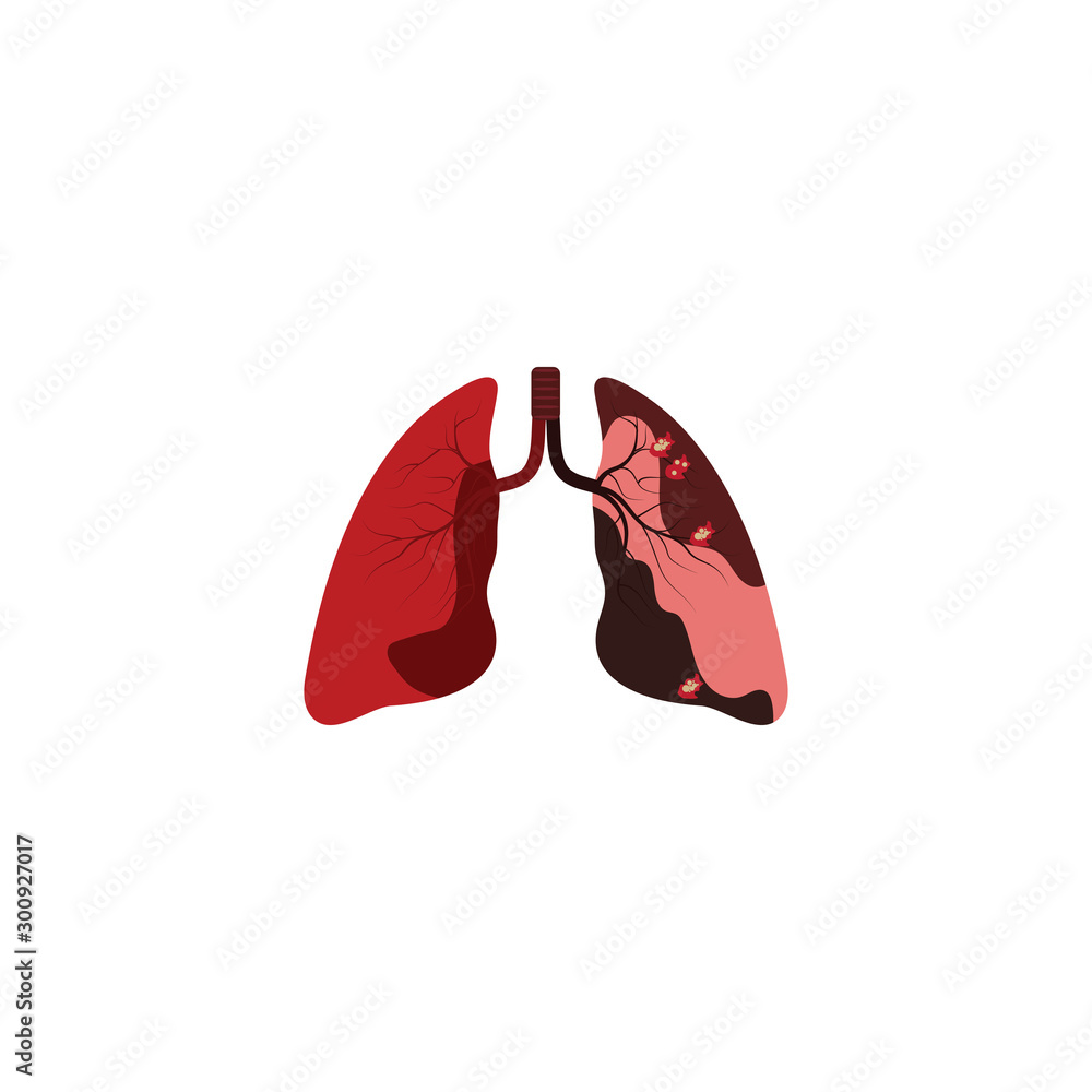 Lung Logo Template vector symbol
