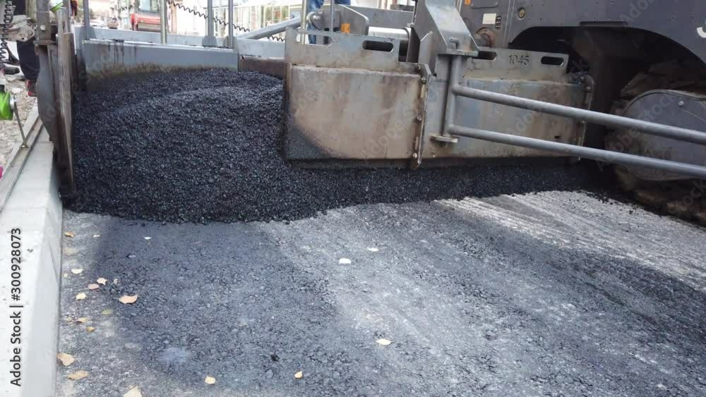 reconstruction of an apshalt road, municipal works concept reconstruction of an apshalt road, municipal works concept
