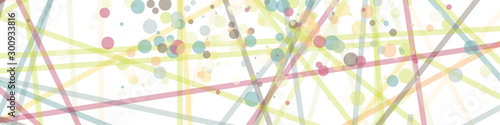 Colorful Lines Random Distribution Computational Generative Art background illustration