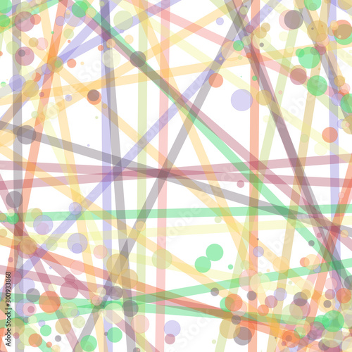 Colorful Lines Random Distribution Computational Generative Art background illustration