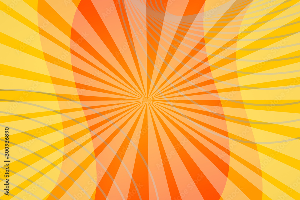 Fototapeta premium abstract, orange, yellow, light, wallpaper, illustration, design, red, graphic, color, backgrounds, pattern, art, bright, texture, sun, blur, backdrop, decoration, colorful, wave, glow, creative, dots